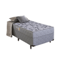 Ver imagem 2 de Cama Box D28 Solteiro 88x188x51 Ortopédico Holanda Cinza Sofá Casa