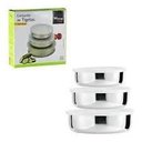 Ver imagem 1 de Conjunto de Potes Inox 3 Peças com Tampa Plástica Ixb0107