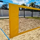 Ver imagem 1 de Rede Beach Tennis e Volei com banda lateral Zaka Amarela 8,60m x 1m