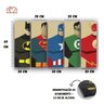 Conjunto Quadros de Super Heróis Kit Decorativos Infantil Telas Placas - 3