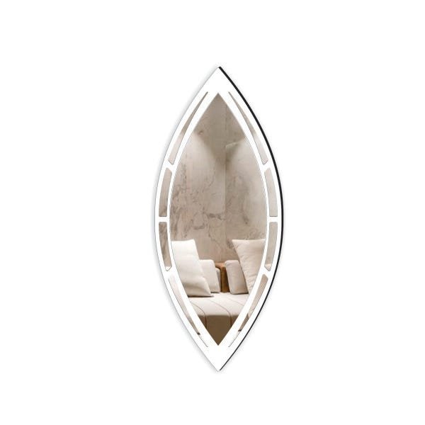Espelho Corpo Inteiro Decorativo Kit Lecce e Perugia - Marrom - 4