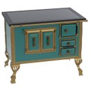 Ver imagem 1 de Fogao a Lenha N 2 Colonial Premium Turquesa Se
