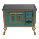 Ver imagem 2 de Fogao a Lenha N 2 Colonial Premium Turquesa Se