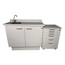 Ver imagem 2 de Conjunto Odontológico - Pia + Mesa Auxiliar