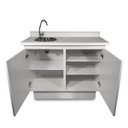 Ver imagem 3 de Conjunto Odontológico - Pia + Mesa Auxiliar