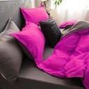 Ver imagem 2 de Jogo De Cama Casal Queem 7 Peças Com Edredom Pink Grey