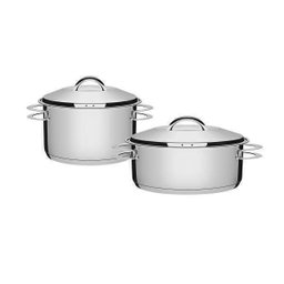 Jogo de Panelas 2 Peças Inox Fundo Triplo Solar Tramontina - 1