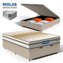 Ver imagem 4 de Cama Box Baú com Colchão de Molas Ensacadas Double Face Pillow Euro Alfa Probel Casal 138cm