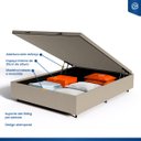 Ver imagem 7 de Cama Box Baú com Colchão de Molas Ensacadas Double Face Pillow Euro Alfa Probel Casal 138cm