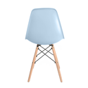 Ver imagem 4 de Cadeira Eames Pés de Madeira Azul Claro