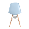 Cadeira Eames Pés de Madeira Azul Claro - 4