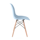 Ver imagem 3 de Cadeira Eames Pés de Madeira Azul Claro