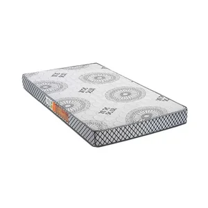 Colchão Solteiro Polar de Espuma D20 Perola 88x188x12:preto com Cinza