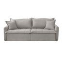 Ver imagem 6 de Sofá Cama Veludo em Madeira Eucalipto 280cm Braço 20cm Arizona Meu Sofá Online