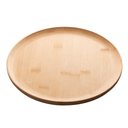 Ver imagem 2 de Jogo 4 Prato de Sobremesa Pratinho Bambu Natural Ecológico Lyor 18x18cm