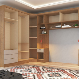 Dormitório Modulado Infinity 2.17 – Design Compacto e Funcional para Seu Espaço:macadâmia - 4
