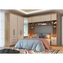 Ver imagem 2 de Dormitório Modulado Infinity 2.17 – Design Compacto e Funcional para Seu Espaço:macadâmia
