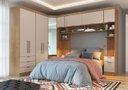 Ver imagem 2 de Dormitório Modulado Infinity 2.17 – Design Compacto e Funcional para Seu Espaço:macadâmia