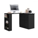 Ver imagem 2 de Cômoda 3 Gavetas com Mesa Giratória Preto - Qmovi