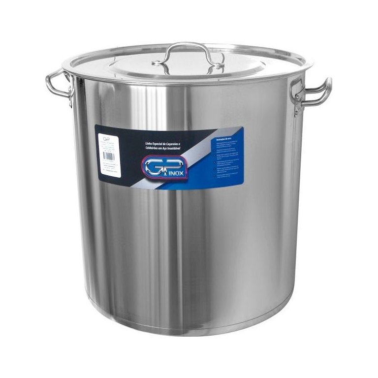 Caldeirão Nº 35 em Inox 31,7 Litros Gp Inox Caldeirão Nº 35 em Inox 31,7 Litros Gp Inox