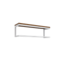 Ver imagem 2 de Toalheiro para Banheiro Estilo Industrial Várias Cores New01: Branco com Imbuia