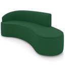 Ver imagem 2 de Sofá 4 Lugares para Sala 220cm Orgânico Wendi Veludo Verde I01 - Mpozenato