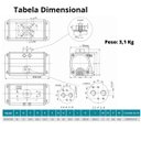 Ver mais imagens de Ap700l083 Atuador Pneumático Dupla Ação - 86 Nm