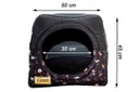 Ver imagem 6 de Cama Iglu e Toca para Cachorro Luppet Luxo Preto Cachorro G