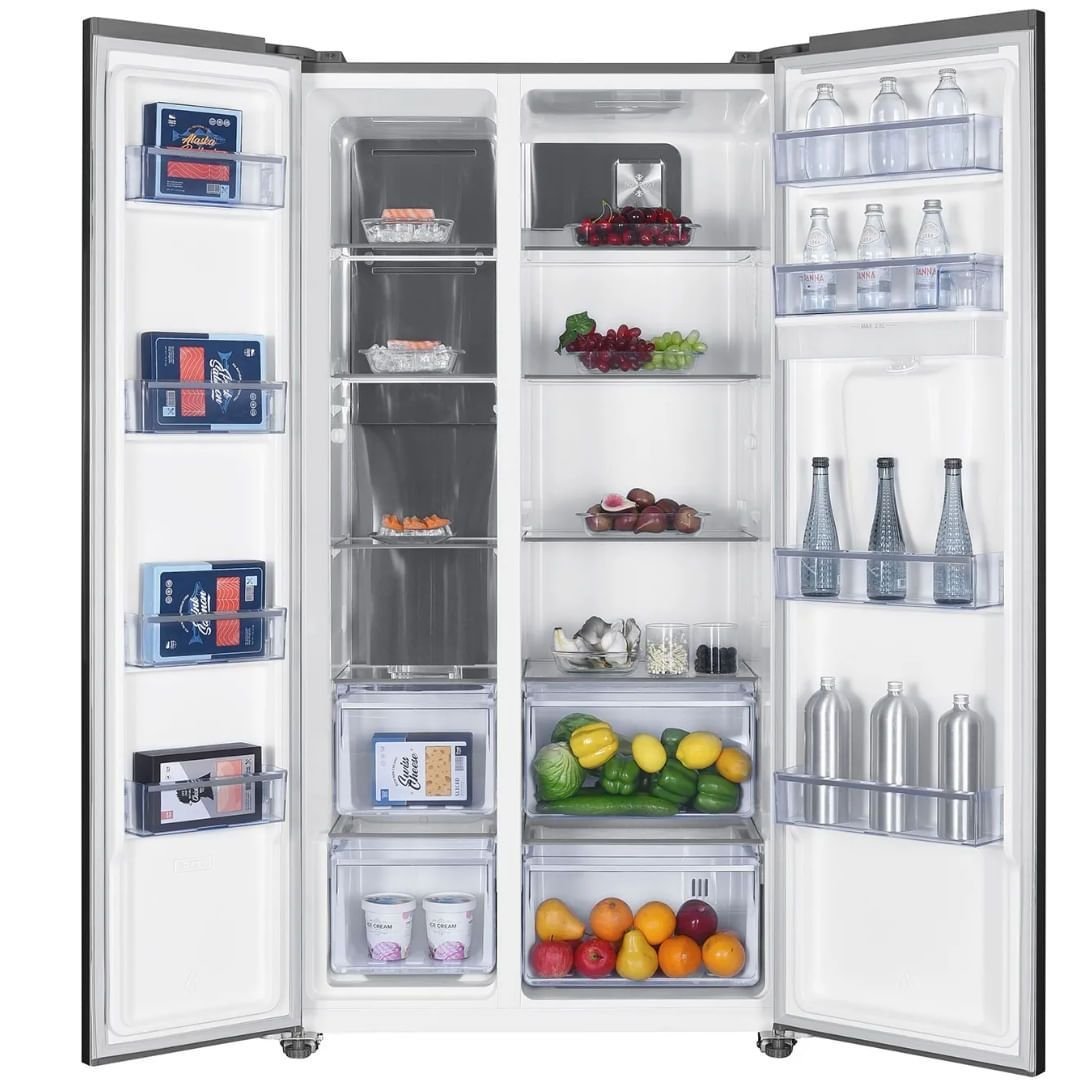 Geladeira Benmax Side By Side Inox 580l 220v Ref580a | MadeiraMadeira