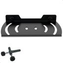 Ver imagem 3 de Kit Acessórios Para Banheiro Preto Fosco 5 Peças Zmt