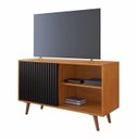 Ver imagem 2 de Rack Carinho para Tv até 43" Jcm Movelaria - Cinamomo/preto