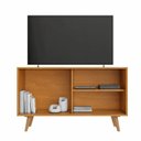 Ver imagem 4 de Rack Carinho para Tv até 43" Jcm Movelaria - Cinamomo/preto
