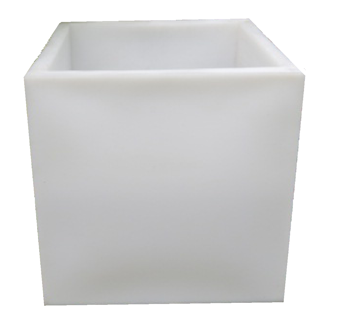 Vaso Plantar plantas Quadrado Polietileno 20x20 BGPLASTICOS V10 MARROM MADEIRA 015 - 5