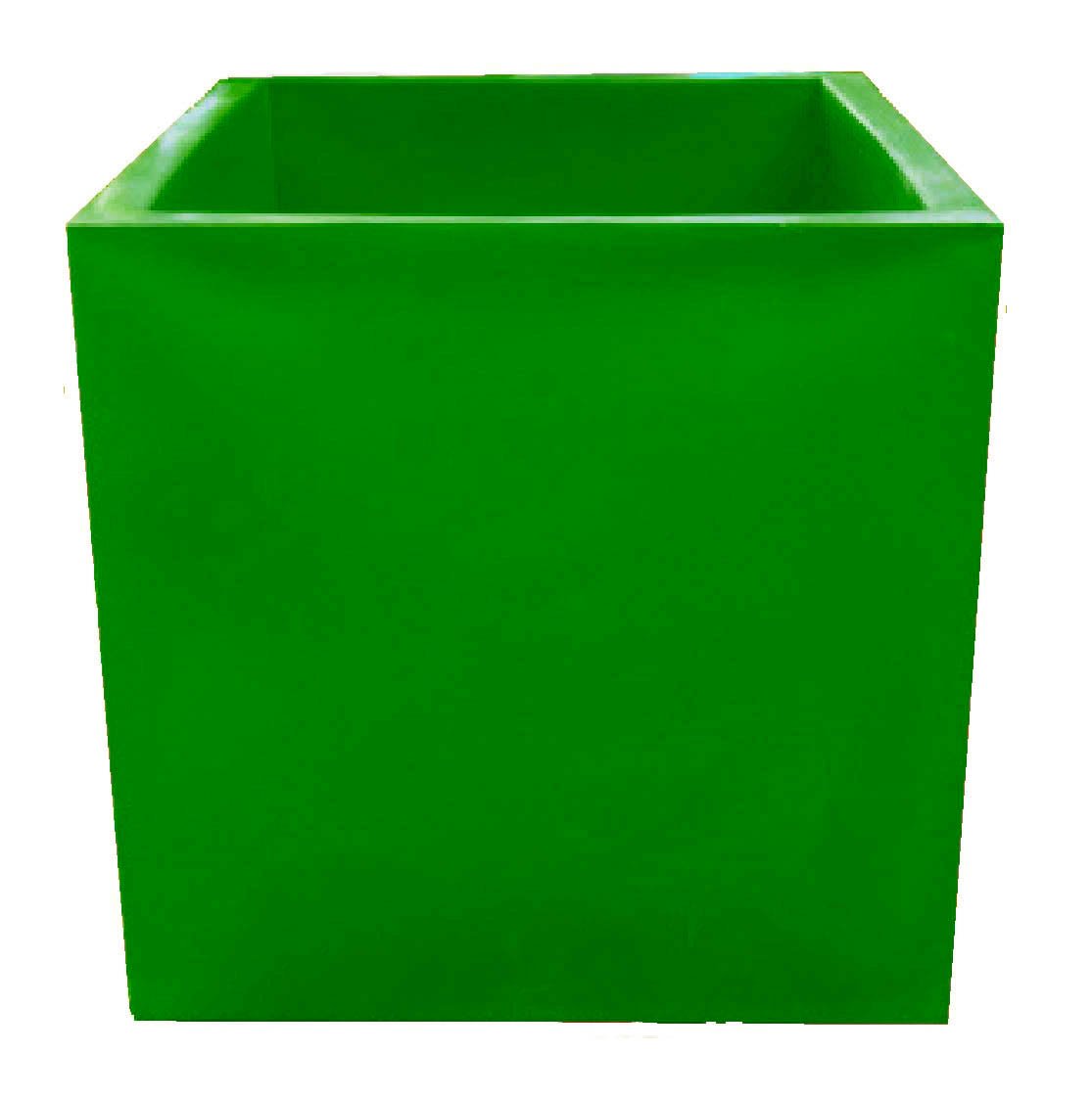 Vaso Plantar plantas Quadrado Polietileno 20x20 BGPLASTICOS V10 MARROM MADEIRA 015 - 9