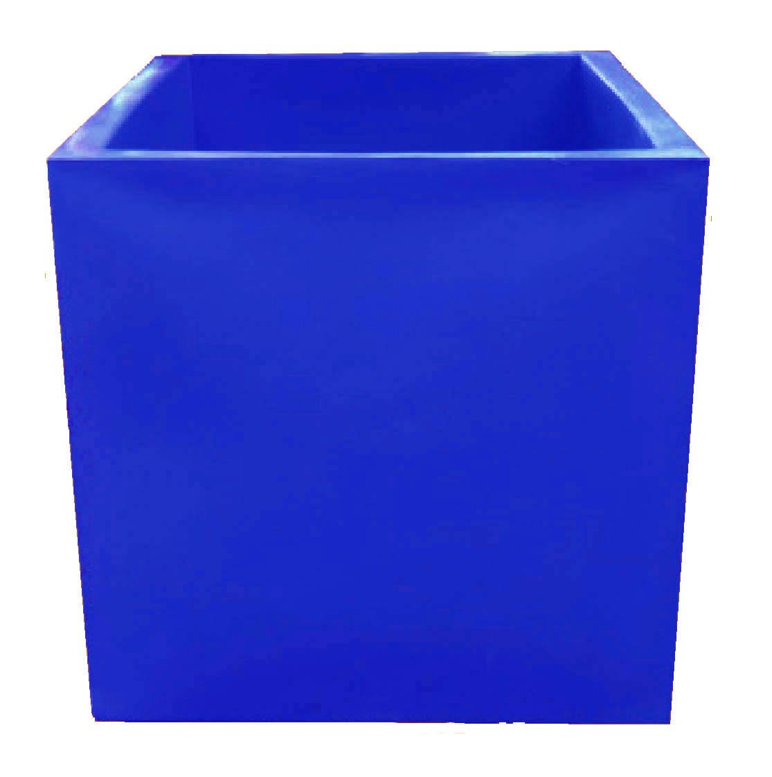 Vaso Plantar plantas Quadrado Polietileno 20x20 BGPLASTICOS V10 MARROM MADEIRA 015 - 8