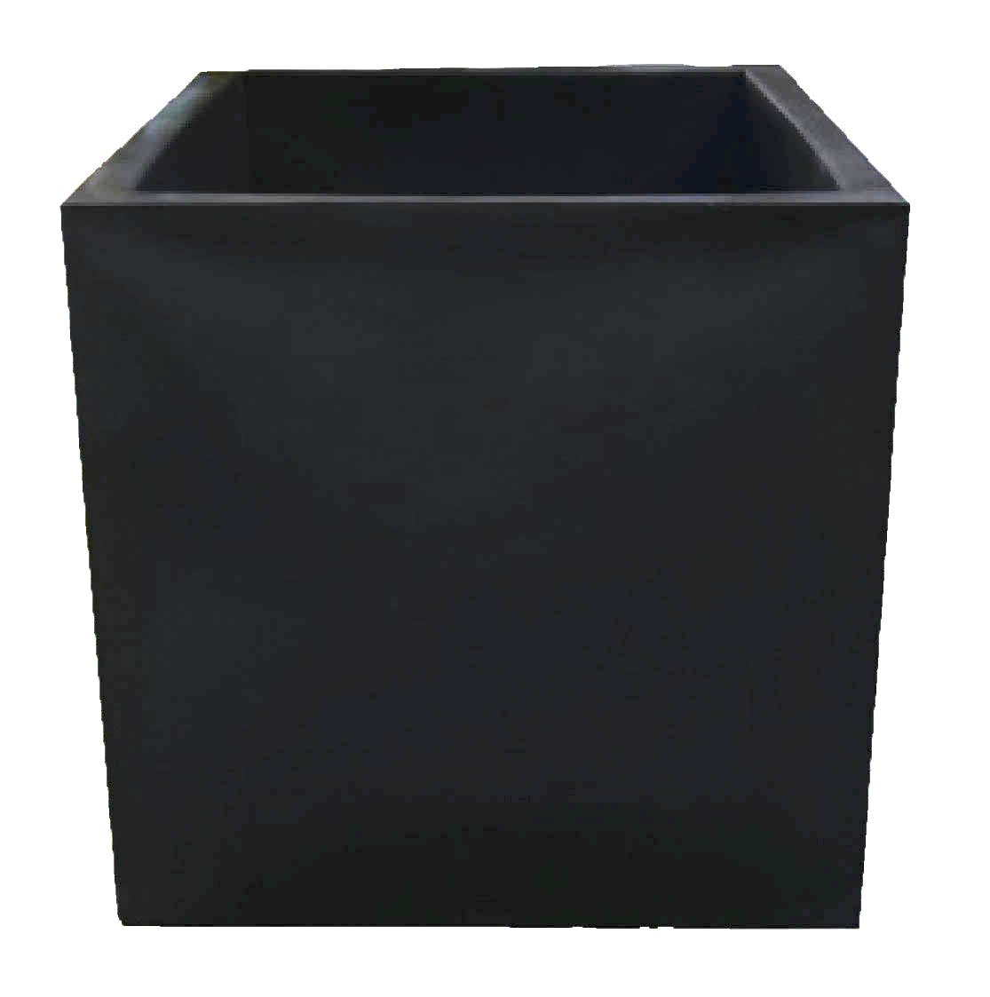 Vaso Plantar plantas Quadrado Polietileno 20x20 BGPLASTICOS V10 MARROM MADEIRA 015 - 2