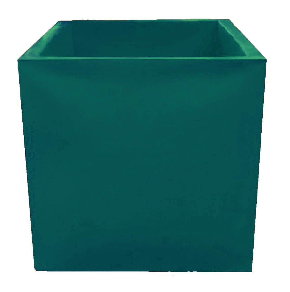 Vaso Plantar plantas Quadrado Polietileno 20x20 BGPLASTICOS V10 MARROM MADEIRA 015 - 15