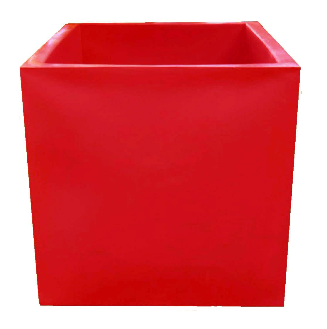 Vaso Plantar plantas Quadrado Polietileno 20x20 BGPLASTICOS V10 MARROM MADEIRA 015 - 4