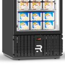 Ver imagem 4 de Visa Cooler Sorvete Freezer Porta Vidro Aquecido Ar Forçado -22ºc 570l Vcs570pvpb 220v - Refrimate