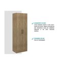 Ver imagem 2 de Armário Multiuso Lavanderia 525 c/ 2 Portas Noce - Carraro