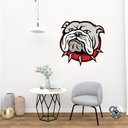 Ver imagem 1 de Adesivo Decorativo de Parede Buldog Bravo Papel de Parede