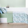 Kit Cobre Leito Colcha Maris King Estampado Dupla Face Percalle 200 Fios 3 Peças Forest Verde - 80%  - 3