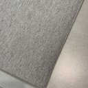 Ver imagem 4 de Tapete Trellas Sérvia Linho Luxo Retangular Antiderrapante Cinza Ideal para Sala e Quarto, Confortáv