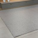 Ver imagem 5 de Tapete Trellas Sérvia Linho Luxo Retangular Antiderrapante Cinza Ideal para Sala e Quarto, Confortáv