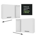 Ver imagem 6 de Armário de Cozinha Aéreo de Canto 1 Porta Branco Agata Madesa