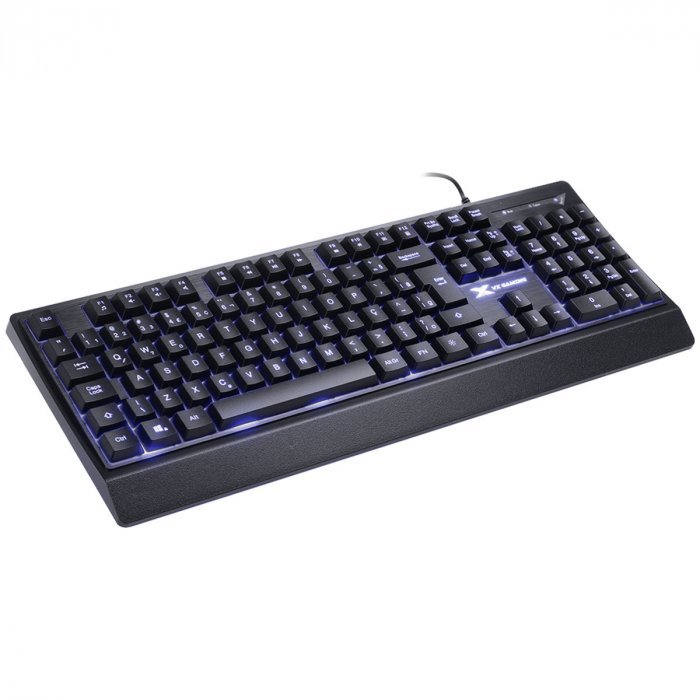 Teclado VX Gamer Defender Led 7 Cores 1.8m Usb Gt300 + Mouse VX Gamer Icarus 3200 Dpi Ajuste De Peso - 2