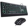 Teclado VX Gamer Defender Led 7 Cores 1.8m Usb Gt300 + Mouse VX Gamer Icarus 3200 Dpi Ajuste De Peso - 1