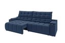 Ver imagem 7 de Sofá Connect Premium 2,00m Assento Retrátil e Reclinável com Porta Copos e Entrada USB Suede Azul