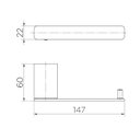 Ver imagem 2 de Papeleira Docolflat Cobre Escovado - Docol