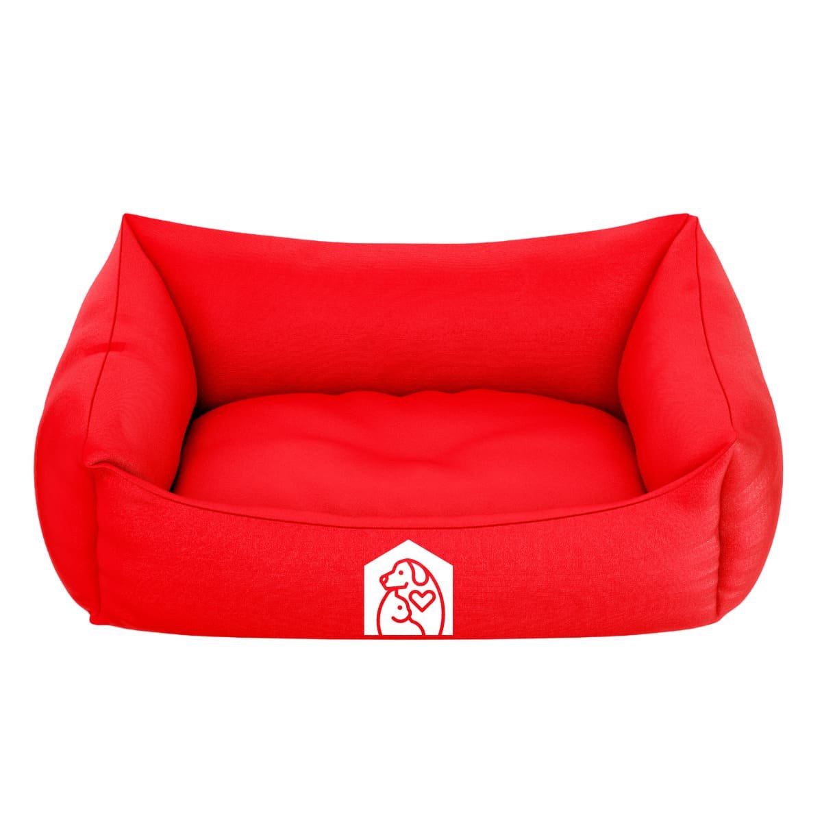 Cama Pet Para Cachorro Gato Pequeno Vermelha Cachorro E Gato:Vermelho